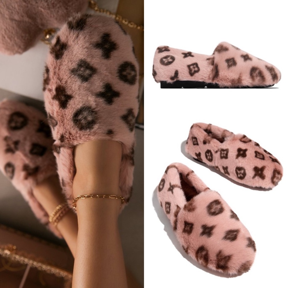 LUXURY Tan Moccasins MONOGRAM - Picture 4 of 4